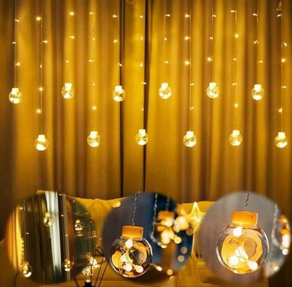 Ampul Top Perde Led Işık Dekoratif Dilek Topu Fişli Animasyonlu,Gün Işığı,Işıklı Top Led