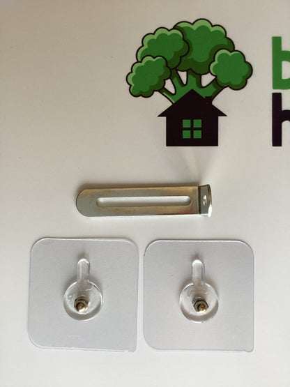 Brokoli Home 4 ADET Kendinden Yapışkanlı Dolap Raf Mobilya Sabitleme Aparatı