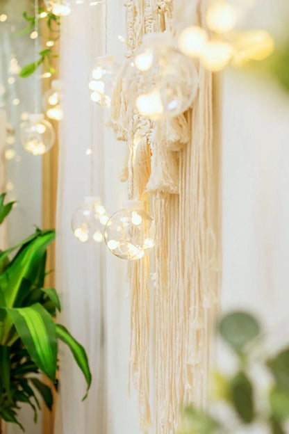 Ampul Top Perde Led Işık Dekoratif Dilek Topu Fişli Animasyonlu,Gün Işığı,Işıklı Top Led